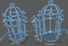 Load image into Gallery viewer, Jail Cages/Dungeon/Cage/Prison/Guard Station - Tabletop Terrain | Scatter Terrain | Miniatures Terrain | Dungeons and Dragons | Pathfinder