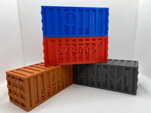 Load image into Gallery viewer, Shipping Containers - Miniature Terrain - Marvel: Crisis Protocol Terrain - Size 3 - 3D Printed