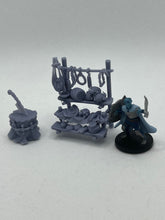 Load image into Gallery viewer, Butcher Props/Meat Stand - Tabletop Terrain | Scatter Terrain | Miniatures Terrain | Dungeons and Dragons | Pathfinder | RPG Terrain