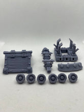 Load image into Gallery viewer, Battering Ram/Siege Weapon/Siege Engine - ASSEMBLY REQUIRED - Tabletop Terrain/Scatter Terrain/Miniatures Terrain/Dungeons and Dragons/RPG