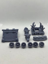 Load image into Gallery viewer, Battering Ram/Siege Weapon/Siege Engine - ASSEMBLY REQUIRED - Tabletop Terrain/Scatter Terrain/Miniatures Terrain/Dungeons and Dragons/RPG