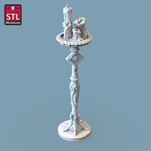 Load image into Gallery viewer, Bedroom/Tavern Beds/Candles - Tabletop Terrain | Scatter Terrain | Miniatures Terrain | Dungeons and Dragons | Pathfinder | RPG Terrain