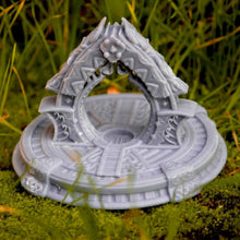 Load image into Gallery viewer, Crystal Portal/Elven Portal Terrain - Tabletop Scatter Terrain | Dungeons and Dragons | 32mm Scale