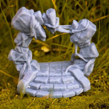 Load image into Gallery viewer, Forest Portal Terrain Set – Tabletop Terrain, Dungeons and Dragons, 32mm Scale