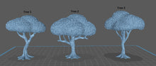 Load image into Gallery viewer, Forest Trees Terrain Set | Trees | Forest Scatter Terrain | Dead Trees | Dungeons and Dragons | 32mm | 5e | DnD | 5th Edition | Enchanted