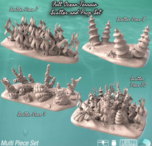 Load image into Gallery viewer, Ocean Terrain Set 1: 32mm ABS Resin Scatter Terrain for D&D
