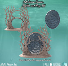 Load image into Gallery viewer, Ocean Portal | Underwater Portal | RPG Pirate Scatter Terrain | Dungeons and Dragons | 32mm