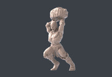 Load image into Gallery viewer, Stone Giant Miniature | Stone Giant Elder | Male Stone Giant | Female Stone Giant | Dungeons and Dragons | RPG | 32mm | Huge Creature