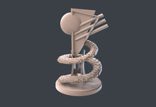 Load image into Gallery viewer, Cyberpunk Terrain Set 2 | Cyberpunk Hologram Terrain | Cyberpunk Retro Art Terrain | Science Fiction Terrain | Space Terrain | RPG | 32mm