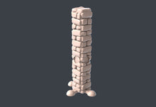 Load image into Gallery viewer, Warzone Terrain Set 2 | Brick Walls w/ holes for Magnets | Brick Wall Scatter Terrain | Battlefield Scatter Terrain | Bolt Action | 32m