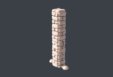 Load image into Gallery viewer, Warzone Terrain Set 2 | Brick Walls w/ holes for Magnets | Brick Wall Scatter Terrain | Battlefield Scatter Terrain | Bolt Action | 32m