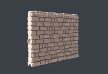 Load image into Gallery viewer, Warzone Terrain Set 2 | Brick Walls w/ holes for Magnets | Brick Wall Scatter Terrain | Battlefield Scatter Terrain | Bolt Action | 32m