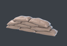 Load image into Gallery viewer, Warzone Terrain Set 3 | Battlefield Scatter Terrain | World War 2 Terrain | Bolt Action Scatter Terrain | Gun Crates | Sandbags | Anti-Tank