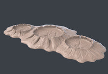 Load image into Gallery viewer, Warzone Terrain Set 4 | Battlefield Terrain | World War 2 Terrain | Bolt Action Terrain | Explosions | Craters | Destroyed Tank |Barbed Wire