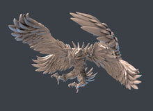 Load image into Gallery viewer, Frost Phoenix | Giant Ice Bird | Giant Bird Miniature | Flying Creature Multiple Sizes | Tundra Terrors| Ice Phoenix | Roc | DnD | 32mm