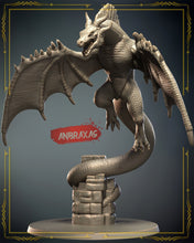 Load image into Gallery viewer, Wyvern Miniature Set 1 | Dragon Menagerie | Ancient Wyvern | Adult Wyvern | Young Wyvern | Dungeons and Dragons | Large | Huge | Gargantuan