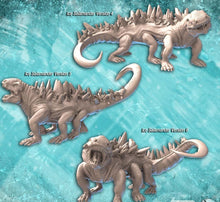 Load image into Gallery viewer, Ice Salamander | Ice Lizard | Lizard Mount | Ice Crystals | Frost Lizard | Frozen Creature | Huge Creature | Tundra Terrors| DnD | 32mm