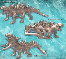 Load image into Gallery viewer, Ice Salamander | Ice Lizard | Lizard Mount | Ice Crystals | Frost Lizard | Frozen Creature | Huge Creature | Tundra Terrors| DnD | 32mm