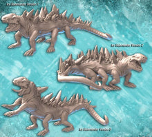 Load image into Gallery viewer, Ice Salamander | Ice Lizard | Lizard Mount | Ice Crystals | Frost Lizard | Frozen Creature | Huge Creature | Tundra Terrors| DnD | 32mm