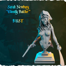 Load image into Gallery viewer, Pirate Statue Set 3 - Ladies of the Sea 3inch Busts - 75mm Bust with Stand - Female Pirates - Pirate Bust Set | Topless Pirates | NSFW