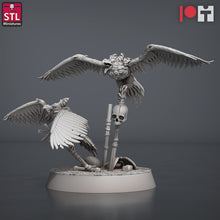 Load image into Gallery viewer, Hell Crow and Magmite Set | Frostgrave | Lava Beast | Crow Swarm | Bird Swarm | Demon Crows | Mutated Crow | RPG | Dungeons and Dragons |DnD