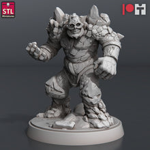Load image into Gallery viewer, Coal Golem | Rock Golem | Clay Golem | Stone Golem | Frostgrave | 32mm | RPG | Dungeons and Dragons | DnD