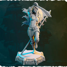 Load image into Gallery viewer, Pirate Miniatures Set 2 - Ladies of the Sea - Female Pirates - Pirate RPG Minis | Dungeons and Dragons | 5e | Topless Pirates | NSFW Pirates