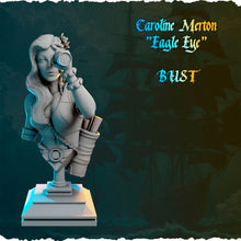 Load image into Gallery viewer, Pirate Statue Set 1 - Ladies of the Sea 3inch Busts - 75mm Bust with Stand - Female Pirates - Pirate Bust Set | Topless Pirates | NSFW