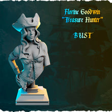 Load image into Gallery viewer, Pirate Statue Set 1 - Ladies of the Sea 3inch Busts - 75mm Bust with Stand - Female Pirates - Pirate Bust Set | Topless Pirates | NSFW