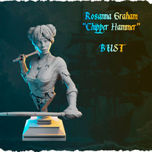 Load image into Gallery viewer, Pirate Statue Set 3 - Ladies of the Sea 3inch Busts - 75mm Bust with Stand - Female Pirates - Pirate Bust Set | Topless Pirates | NSFW