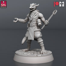Load image into Gallery viewer, Dragonborn Blacksmith | Traveling Blacksmith Shop | Forge- Tabletop Terrain | Scatter Terrain | Dungeons and Dragons | Pathfinder | RPG | 5e