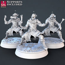 Load image into Gallery viewer, Zombie Miniature Set | Revenant | Mounted Zombie Knight | Undead | Curse of Strahd | 32mm | RPG | Dungeons and Dragons | 5e DnD | Pathfinder