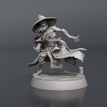 Load image into Gallery viewer, Zombie Miniature Set 2 | Zombie Wizard | Zombie Elf | Zombie Gnome/Halfling | Fat Undead | Curse of Strahd | 32mm | RPG | 5e DnD |Pathfinder