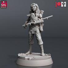 Load image into Gallery viewer, Bow and Arrow Maker Miniature Set | Archery Shop | Weapons Maker | Fletcher | Bow Target | Arrow Maker | Terrain | Dungeons and Dragons |RPG