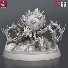 Load image into Gallery viewer, Ice Spider Miniature Set | Frost Spider | Giant Spider | Snow Spider | Wolf Spider | 5E | Dungeons and Dragons |Pathfinder |DnD |5th Edition