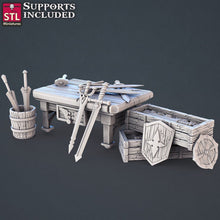 Load image into Gallery viewer, Fantasy Prop Terrain Set: 32mm Resin Terrain for DnD/Pathfinder