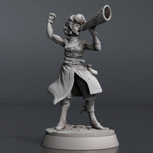 Load image into Gallery viewer, Rioter Miniature Set: Protesters, ABS-Like Resin, Townsfolk, Barricade Terrain, D&D, Pathfinder