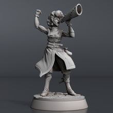 Load image into Gallery viewer, Rioter Miniature Set: Protesters, ABS-Like Resin, Townsfolk, Barricade Terrain, D&D, Pathfinder