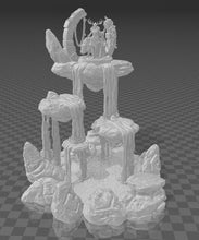 Load image into Gallery viewer, Druid Miniatures Set 3/Floating Islands/Runic Glade/Faerie Circle/Tabletop Terrain/Scatter Terrain/Dungeons and Dragons/Pathfinder/RPG