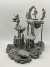 Load image into Gallery viewer, Druid Miniatures Set 3/Floating Islands/Runic Glade/Faerie Circle/Tabletop Terrain/Scatter Terrain/Dungeons and Dragons/Pathfinder/RPG
