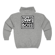 Load image into Gallery viewer, Board Game Boss Unisex Heavy Blend™ Full Zip Hooded Sweatshirt