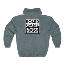 Load image into Gallery viewer, Board Game Boss Unisex Heavy Blend™ Full Zip Hooded Sweatshirt