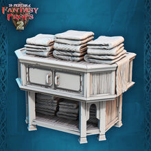 Load image into Gallery viewer, Tavern Miniature Set 3: 32mm Resin Inn Bedroom Terrain for DnD 5E