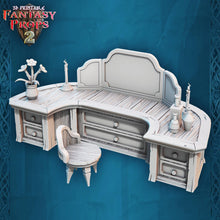 Load image into Gallery viewer, Tavern Miniature Set 3: 32mm Resin Inn Bedroom Terrain for DnD 5E