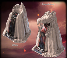 Load image into Gallery viewer, Volcano Terrain Set 3 | Volcanic Terrain | Flowing Lava Terrain | Lava/Magma Terrain | 32mm | Dungeons and Dragons