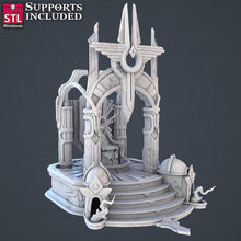 Load image into Gallery viewer, Royal Court Terrain Miniature Set: 32mm Resin Throne Room