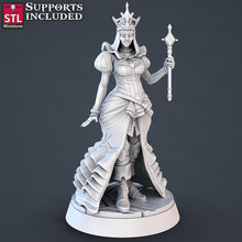 Load image into Gallery viewer, Royal Court Miniature Set | Throne Room | Royalty | Nobleman/Noblewoman Set | Guard | Knight | 5e Tabletop Terrain/DnD/Miniatures/Pathfinder