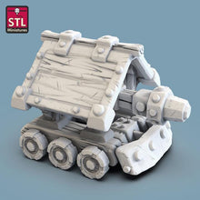Load image into Gallery viewer, Battering Ram/Siege Weapon/Siege Engine - ASSEMBLY REQUIRED - Tabletop Terrain/Scatter Terrain/Miniatures Terrain/Dungeons and Dragons/RPG