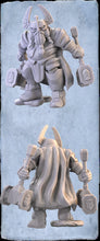 Load image into Gallery viewer, Dwarf Miniature/Mounted Dwarf/Dwarf Fighter/Dwarf Warrior/Dwarf Swordsman - 28mm | Dungeons and Dragons | Gilmore Studio | Fantasy Wars