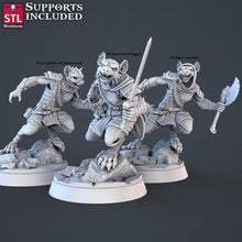 Load image into Gallery viewer, Gnoll Miniature Set | Jackal Set | Gnolls | Hyena Men | Flind | Monster | 5th Edition/Tabletop Terrain/DnD/Miniatures /DnD/Pathfinder